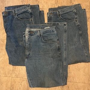 🚨SOLD🚨3 pairs Men's Rustler work Jeans 36/29